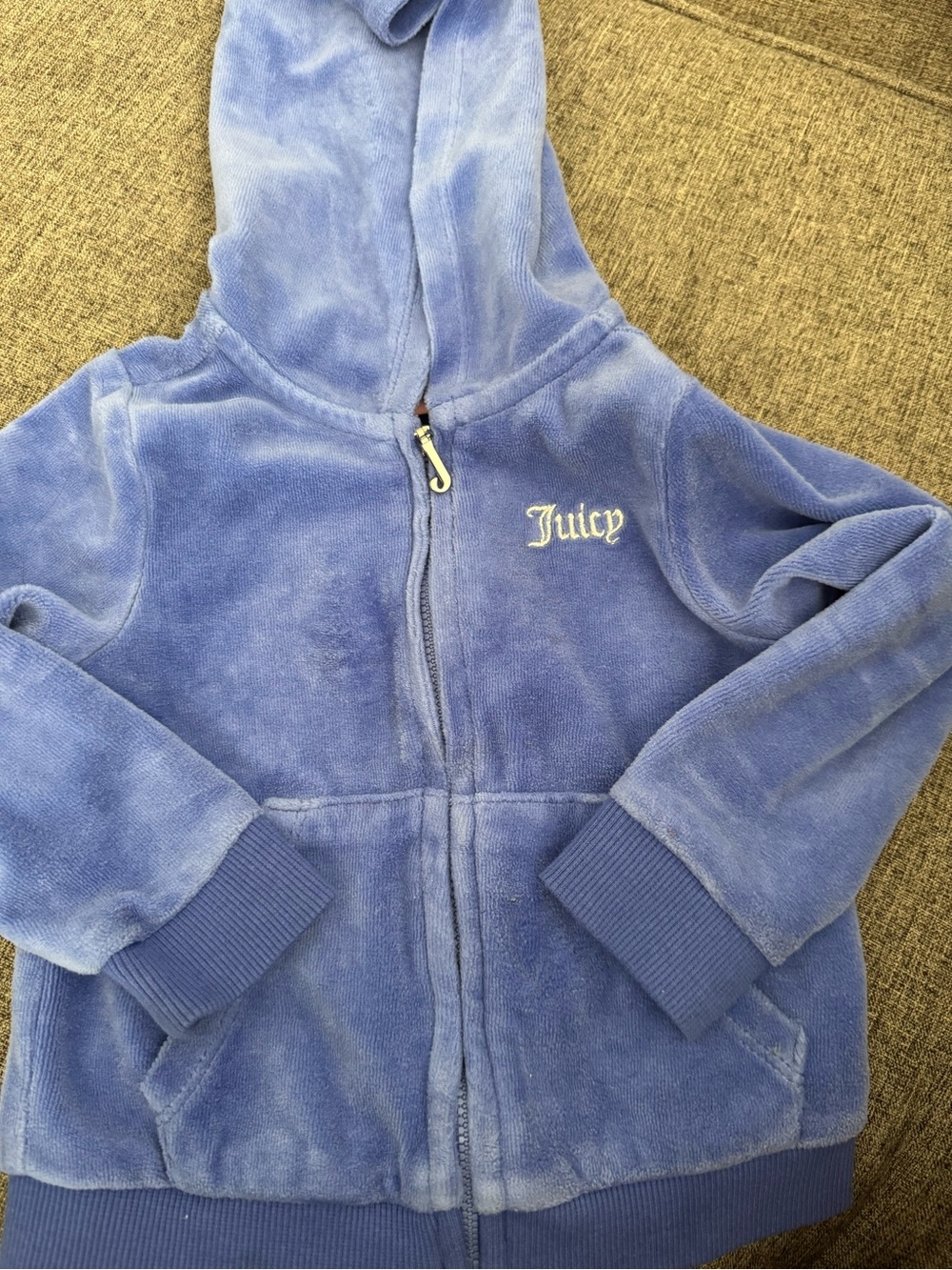 Juicy Couture Plush Velour Zip sweatsuit